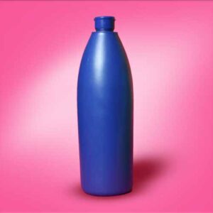 Coconut oil bottle blue 500
