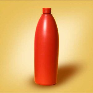 Coconut oil bottle red 500